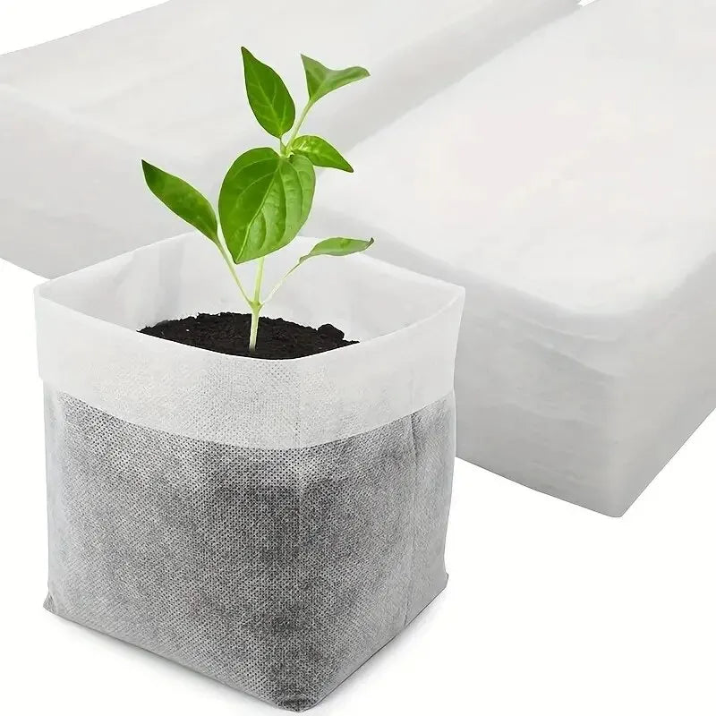 Sacos de cultivo de plantas biodegradáveis para berçário de sementes