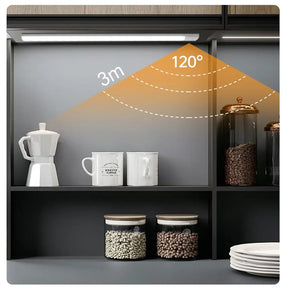 Luz led sensor de movimento recarregável